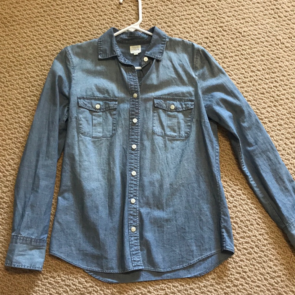 Chambray button up